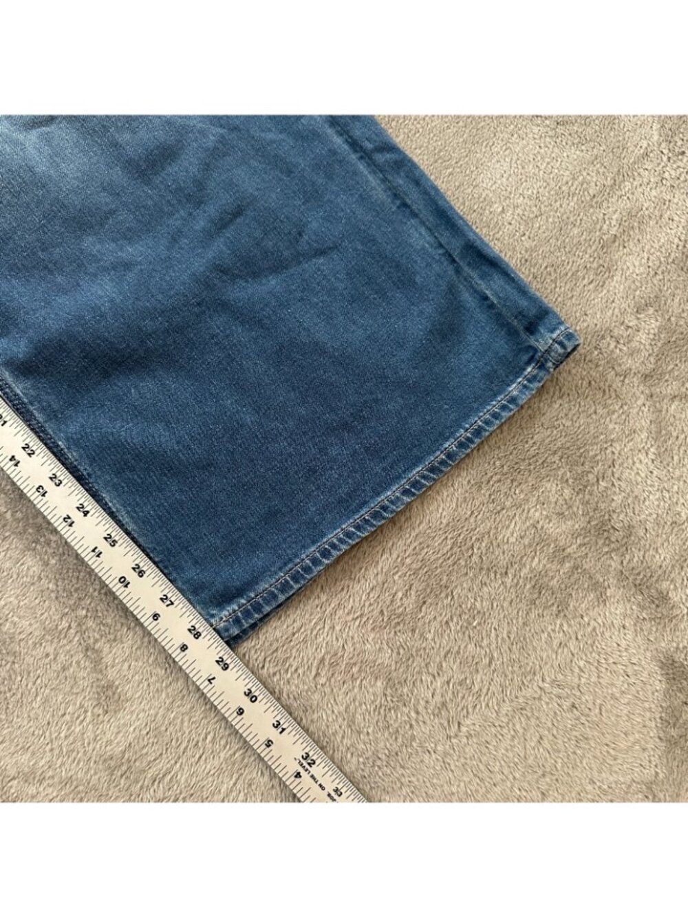 American Eagle Super High Rise Baggy Wide Leg Jeans Women's size 16 Regular - Picture 7 of 8